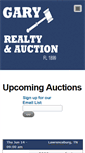 Mobile Screenshot of garyauction.com